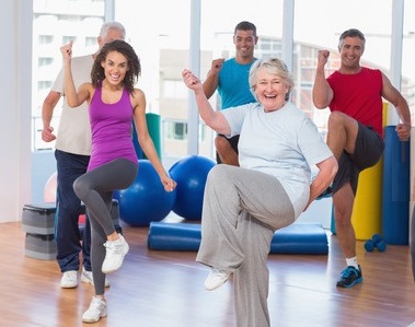 Baby Boomer Fitness Class